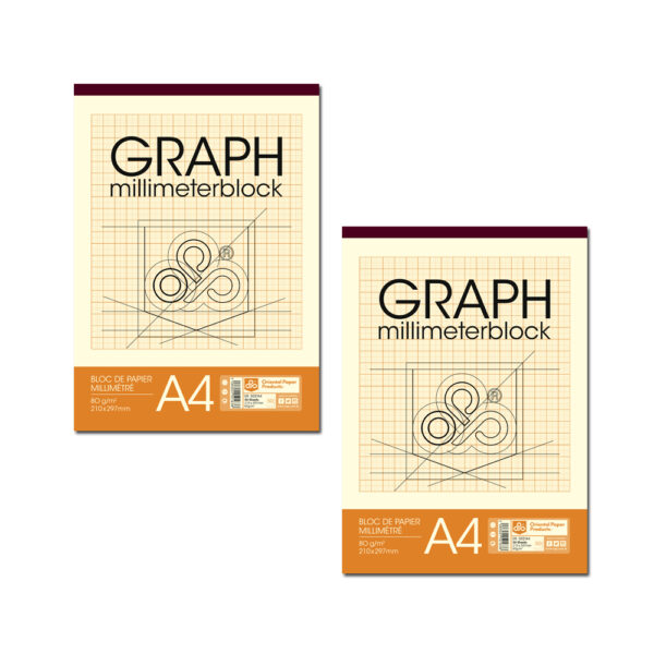 Graph 80 gsm 50 sheets 21 x 29.7 cm (pack of 5)