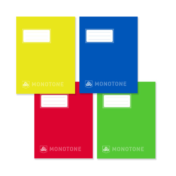 MONOTONE 60 gsm Line 48 sheets 16.5 x 21 cm (pack of 12)