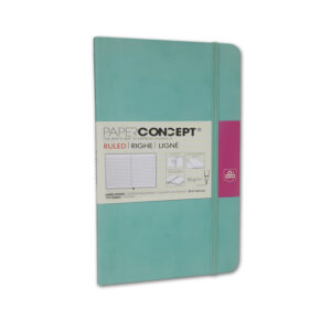 Paperconcept Executive Notebook PU Pastel Hard cover lined 9x14 cm (pack of 1)