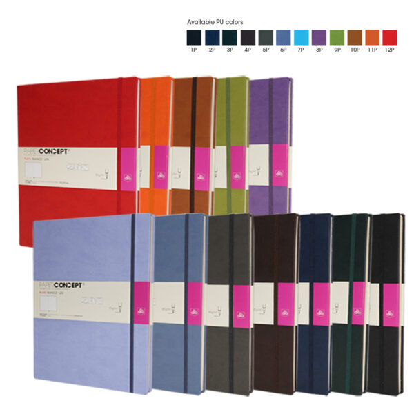 Paperconcept Executive Notebook PU Hard cover line 19x25 cm (pack of 1)