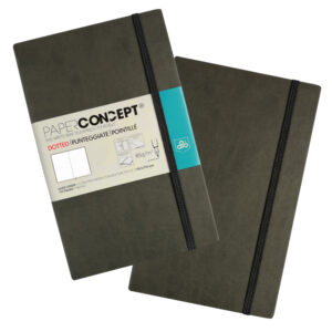 Paperconcept Executive Notebook PU Hard cover dotted 13x21 cm (pack of 1)