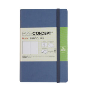 Paperconcept Executive Notebook PU Hard cover plain 9x14 cm (pack of 1)