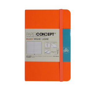 Paperconcept Executive Notebook PU Fluo Soft cover lined 9x14 cm (pack of 1)