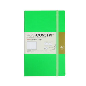 Paperconcept Executive Notebook PU Fluo Hard cover plain 13x21 cm (pack of 1)