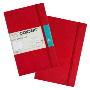 Paperconcept Executive Notebook PU Hard cover plain 13x21 cm (pack of 1)