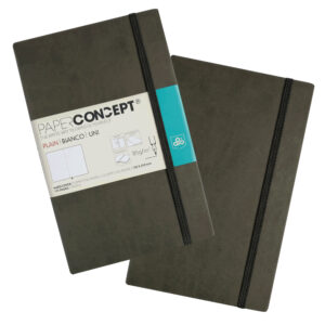 Paperconcept Executive Notebook PU Hard cover plain 13x21 cm (pack of 1)