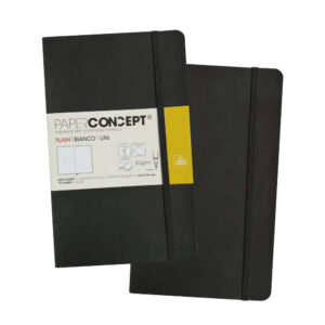 Paperconcept Executive Notebook PU Soft cover plain 13x21 cm (pack of 1)